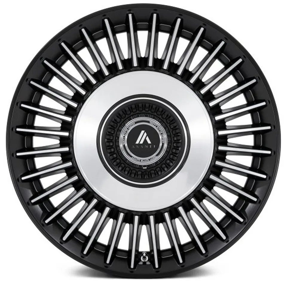 Asanti ABL-40 Satin Black Machined Face 5x4.25/108 54.5/x114.3 3 of 3