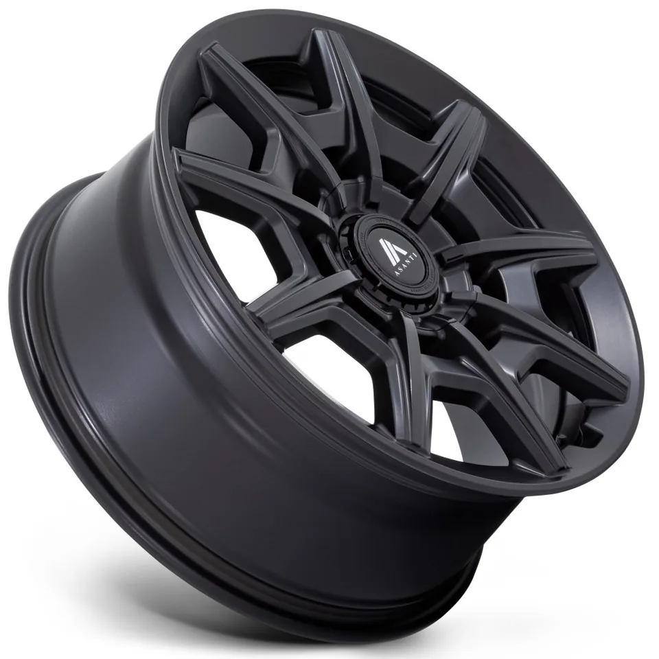 Asanti ABL-41 Satin Black w/ Gloss Black Face 5x4.25/108 3 of 3