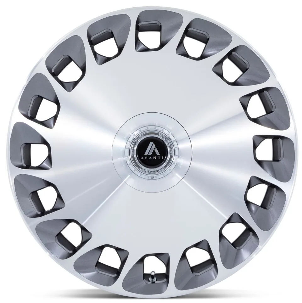 Asanti ABL-45 Gloss Platinum Machined 5x112 3 of 3