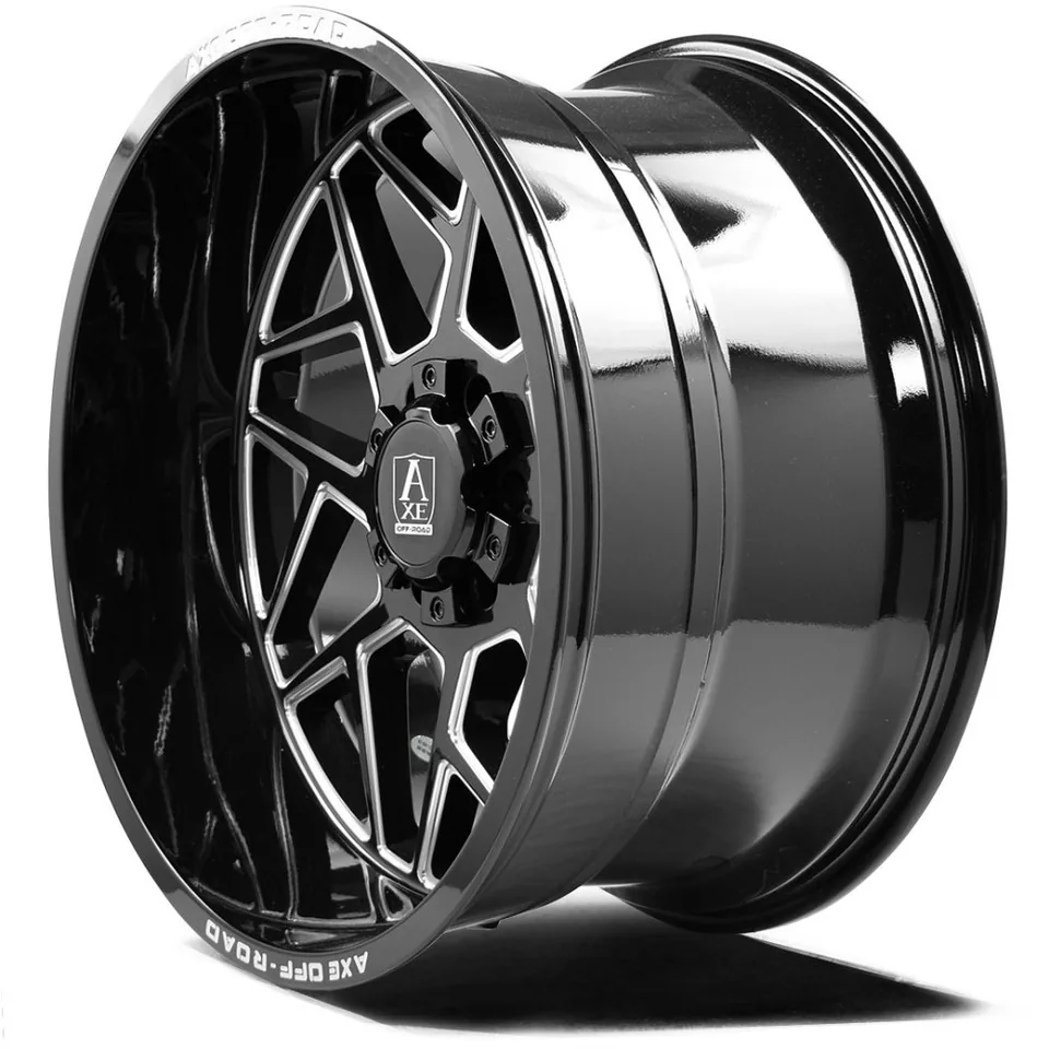 AXE Offroad Nemesis Gloss Black Double Milled 6x135 2 of 4