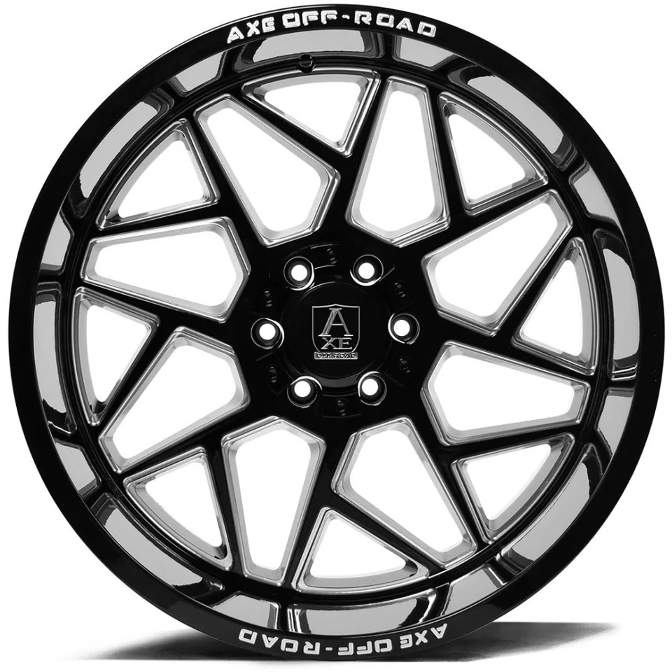 AXE Offroad Nemesis Gloss Black Double Milled 6x135 3 of 4