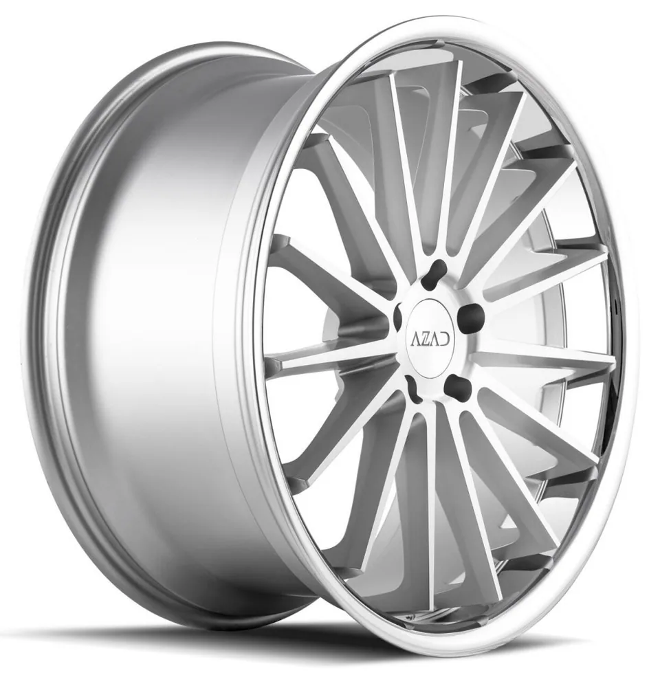 AZAD AZ24 Brushed Face w/ Chrome SS Lip 2 of 2