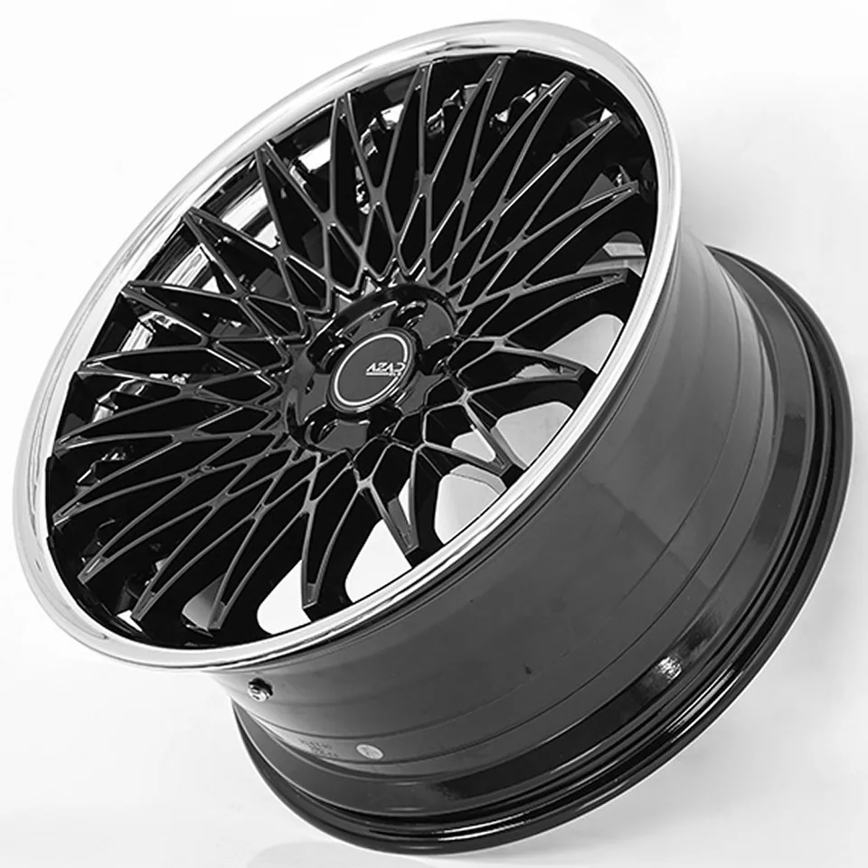 AZAD AZSLS2.0 Gloss Black w/ Chrome Stainless Steel Lip 2 of 2