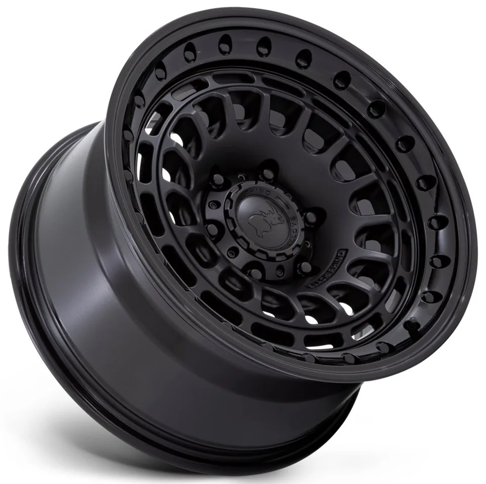 Black Rhino BR014 Sahara Matte Black w/ Gloss Black Lip 3 of 3