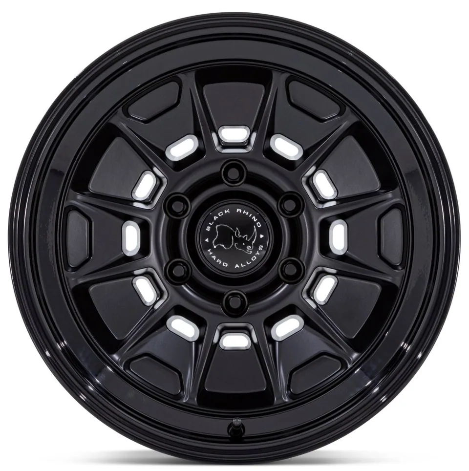 Black Rhino BR021 Mondo Matte Black w/ Gloss Black Lip 2 of 3