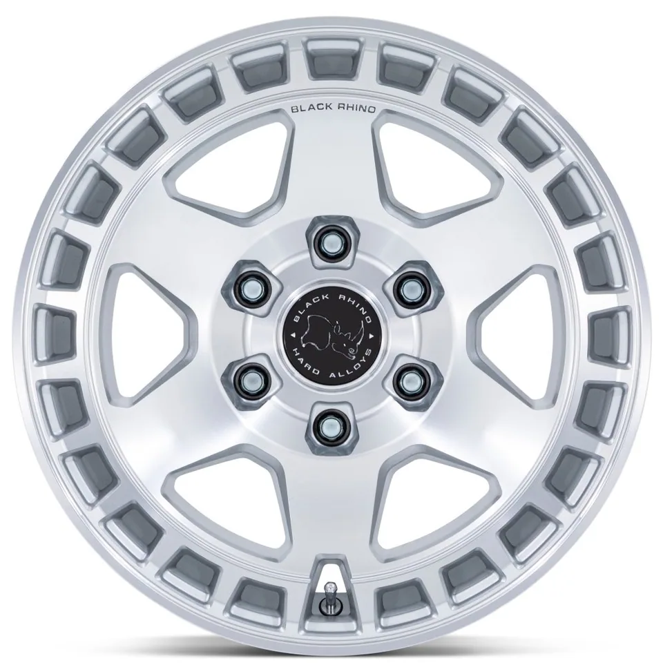 Black Rhino BR022 Bahari Gloss Silver Machined 2 of 3