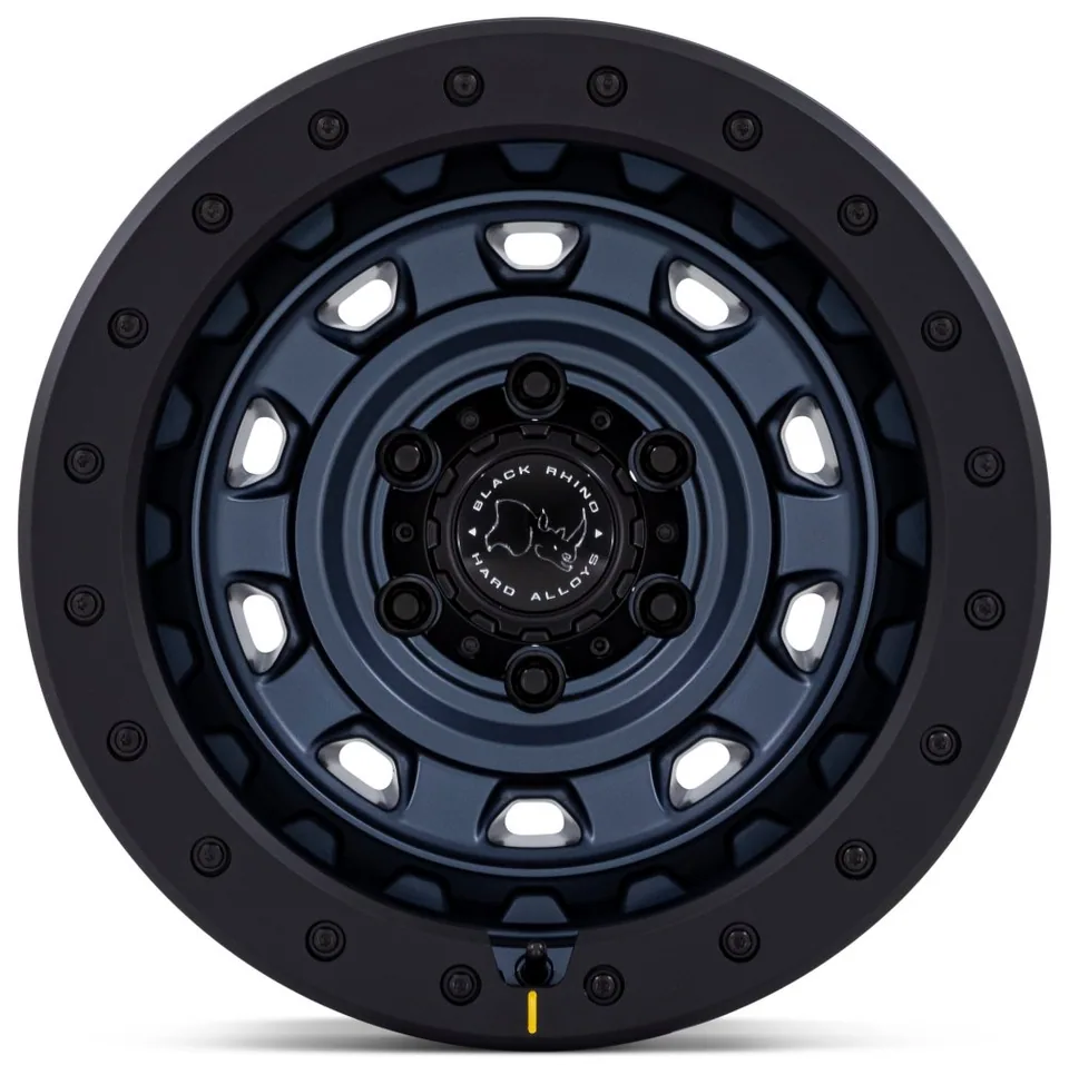 Black Rhino BR023 Rival Metallic Blue w/ Matte Black Lip 2 of 3