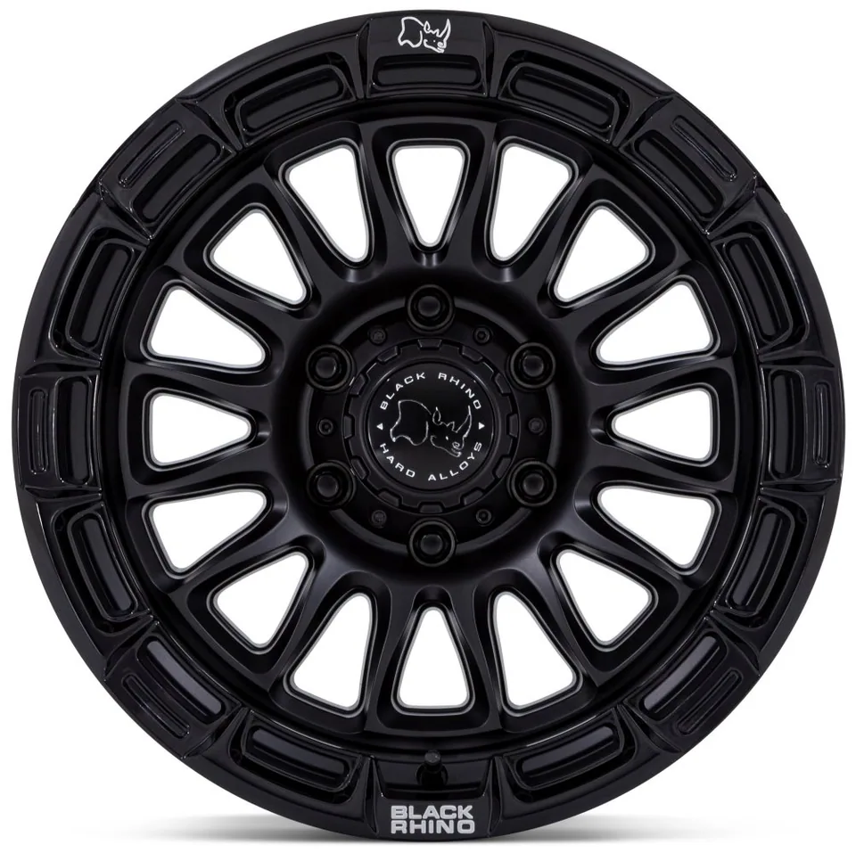 Black Rhino BR025 Rival Matte Black w/ Gloss Black Lip 2 of 3