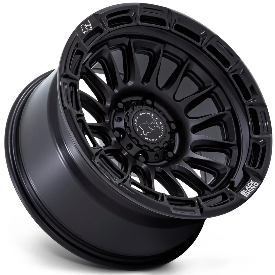 Black Rhino BR025 Rival Matte Black w/ Gloss Black Lip 3 of 3