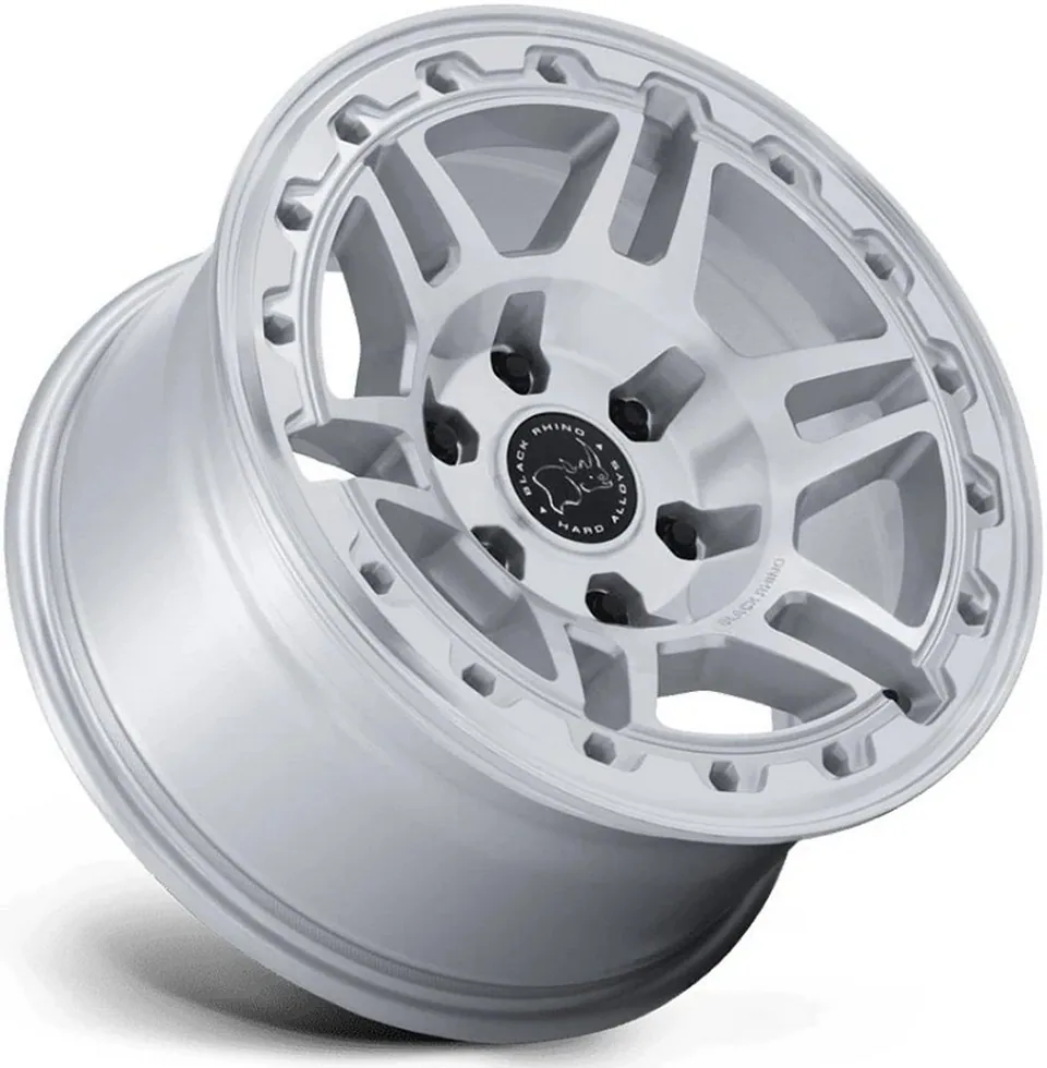 Black Rhino BR039 Vanguard Gloss Silver Machined 3 of 3