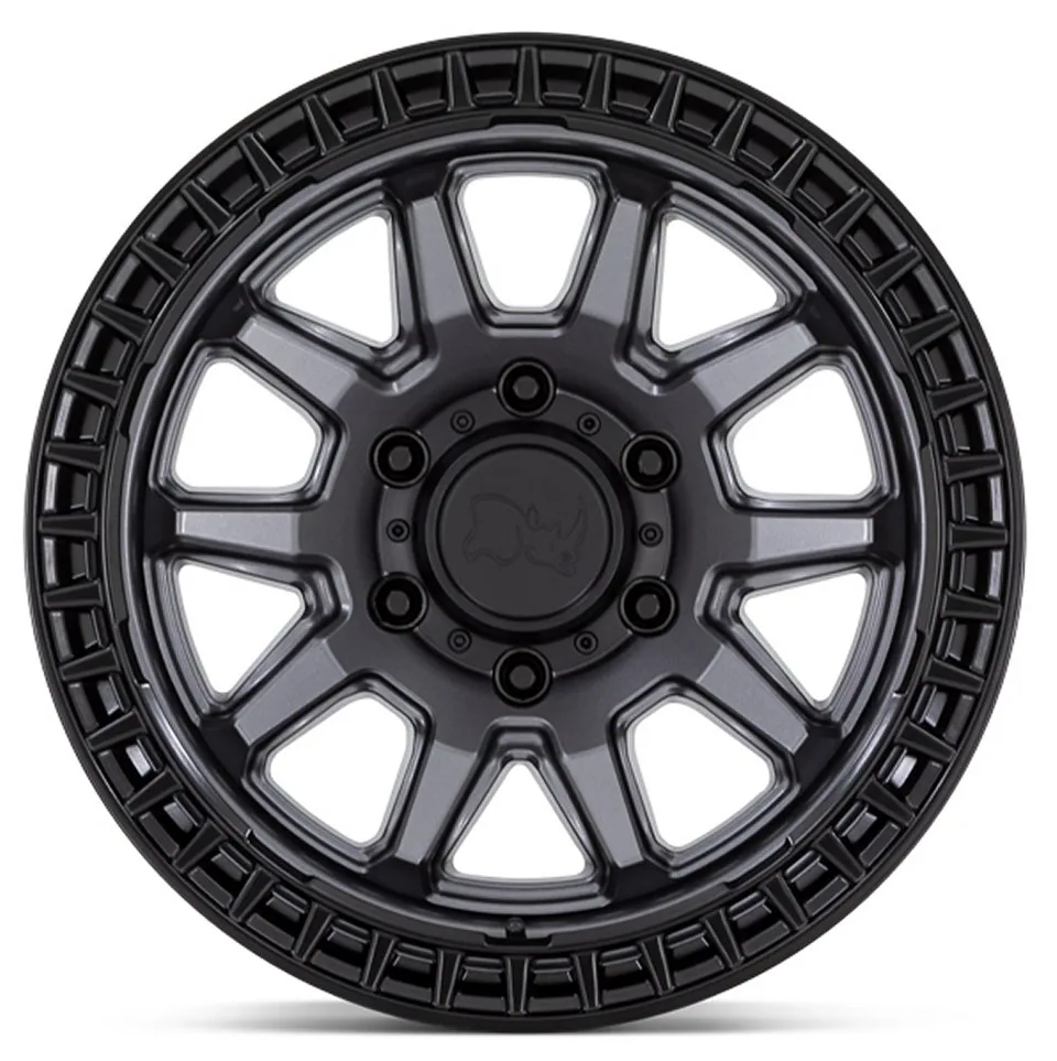 Black Rhino Calico Matte Gunmetal w/ Matte Black Lip 2 of 3
