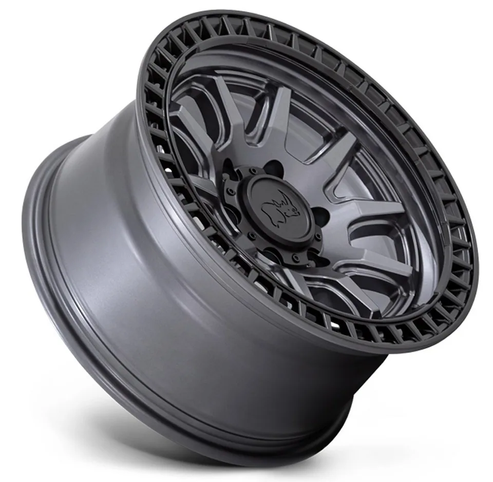 Black Rhino Calico Matte Gunmetal w/ Matte Black Lip 3 of 3