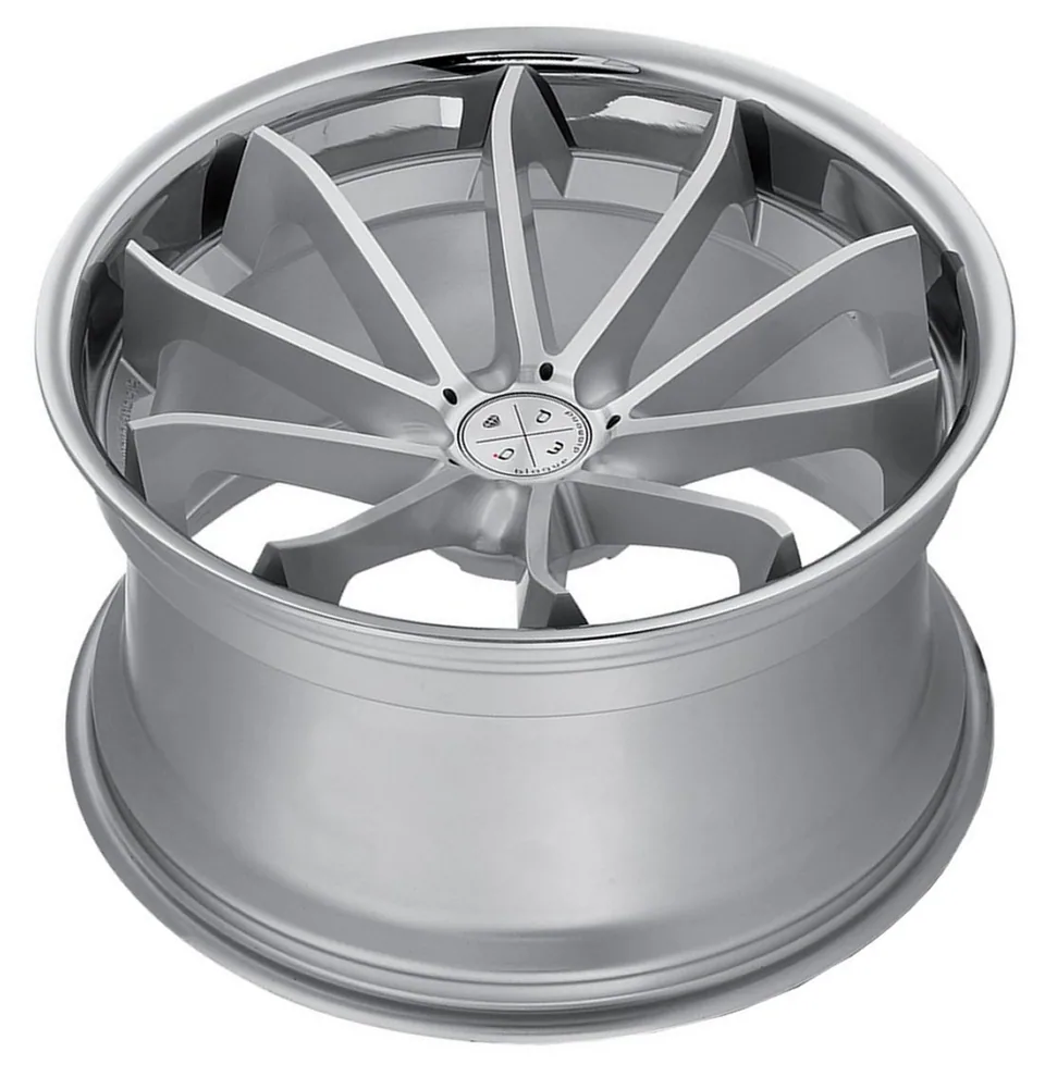Blaque Diamond BD-23 Gloss Silver w/ Chrome Stainless Steel Lip 2 of 5