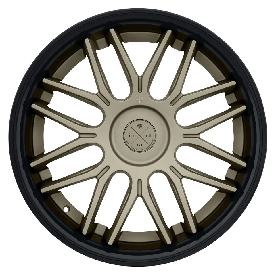 Blaque Diamond BD-27 Matte Bronze w/ Gloss Black Lip 2 of 6