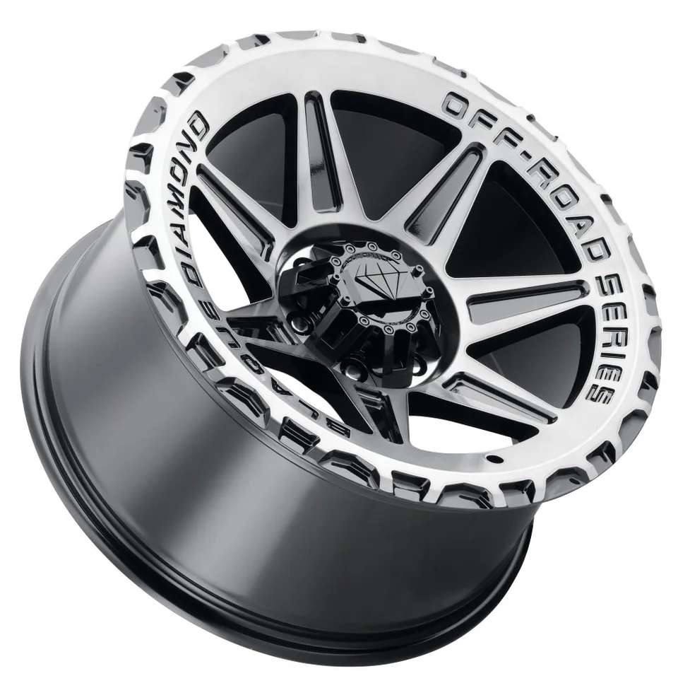 Blaque Diamond Off-Road BD-O102 Gloss Black Machined & Tinted 6x135 3 of 3