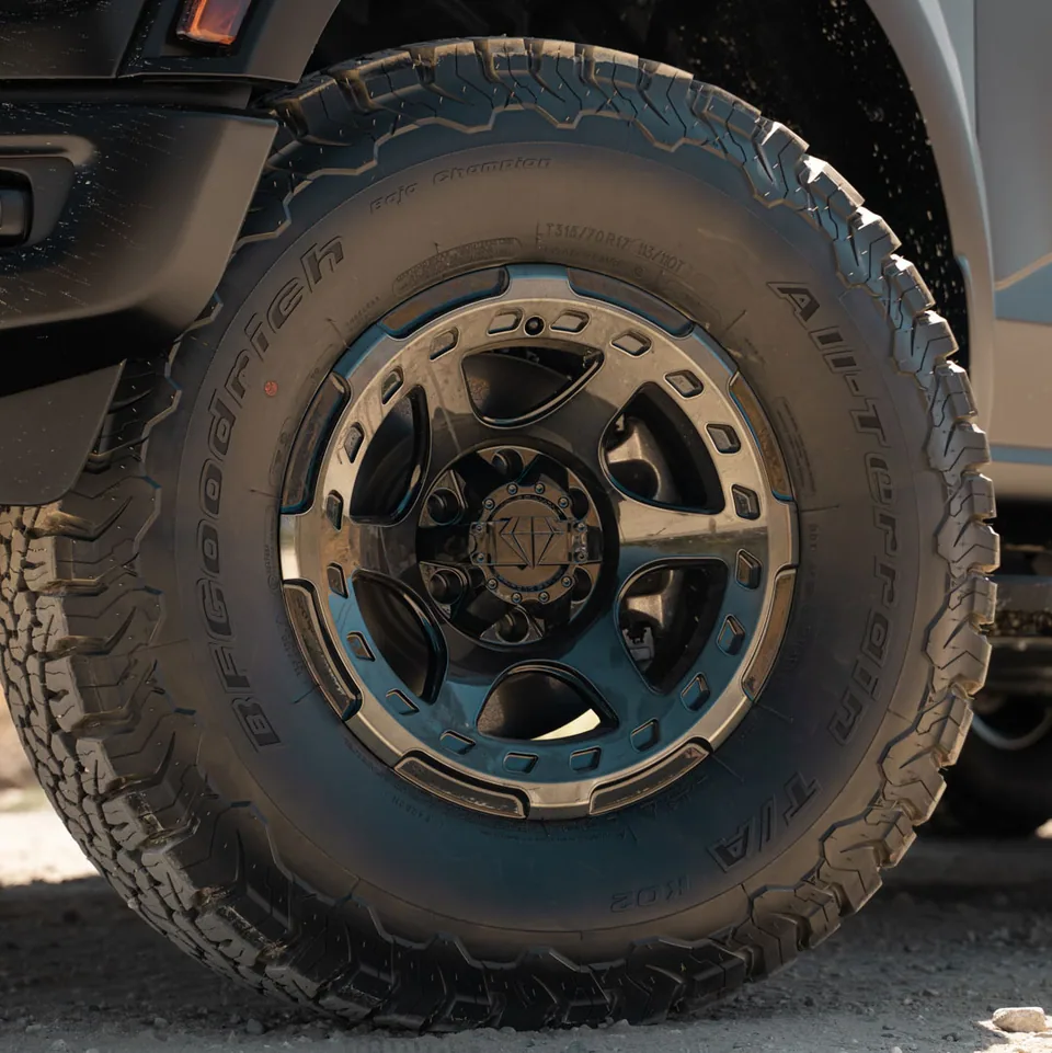 Blaque Diamond Off-Road BD-O728 Gloss Black Machined & Tinted 6x135 4 of 6