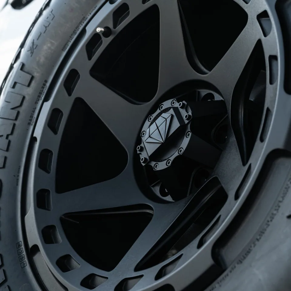 Blaque Diamond Off-Road BD-O728 Matte Textured Black 6x135 6 of 6