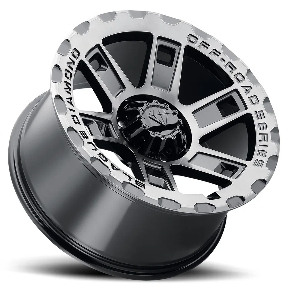Blaque Diamond Off-Road BD-O801 Gloss Black Machined & Tinted 6x135 3 of 3
