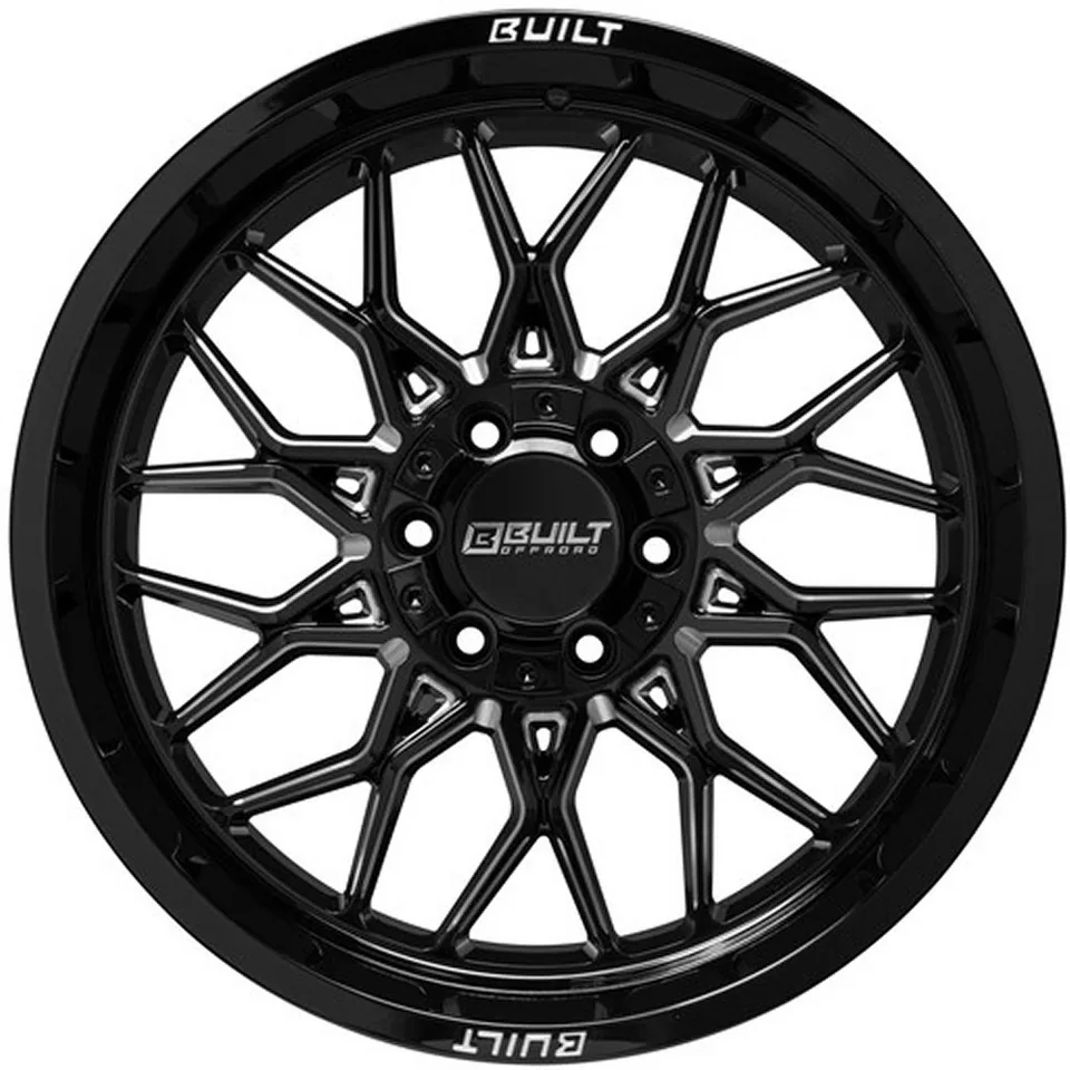 Built Off-Road BTO-2 Gloss Black Milled 5x5/127 2 of 3