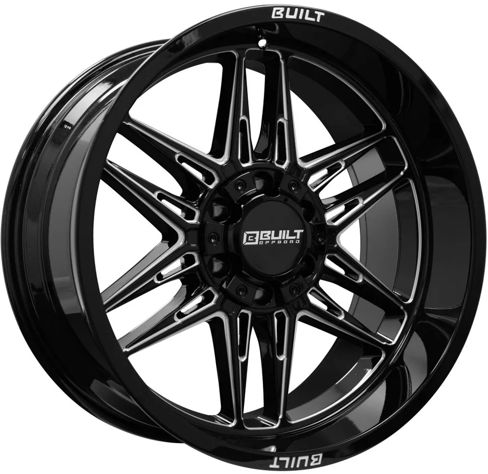 Built Off-Road BTO-5 Gloss Black Milled 6x135 1 of 3