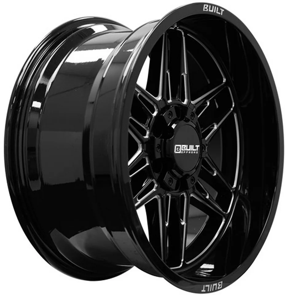 Built Off-Road BTO-5 Gloss Black Milled 6x135 2 of 3