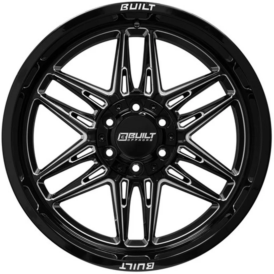 Built Off-Road BTO-5 Gloss Black Milled 6x135 3 of 3