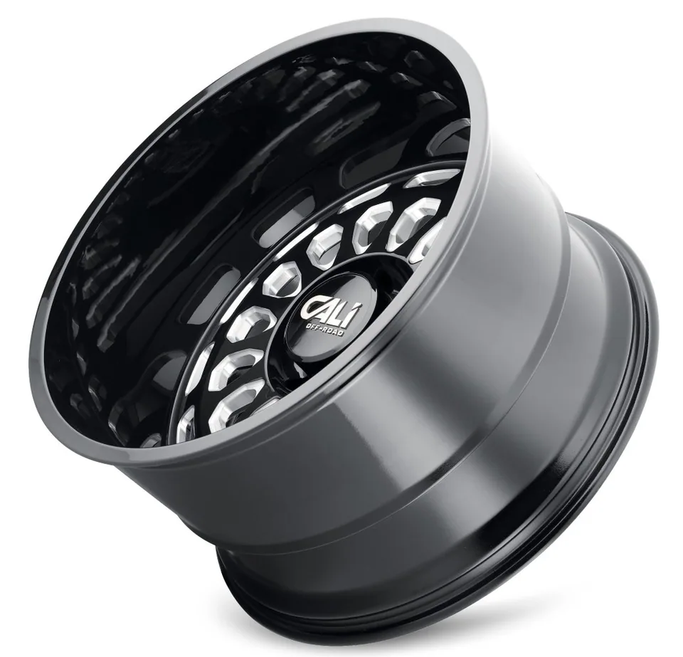 Cali Off-Road Paradox 9113BM Gloss Black w/ Milled Spokes 2 of 3