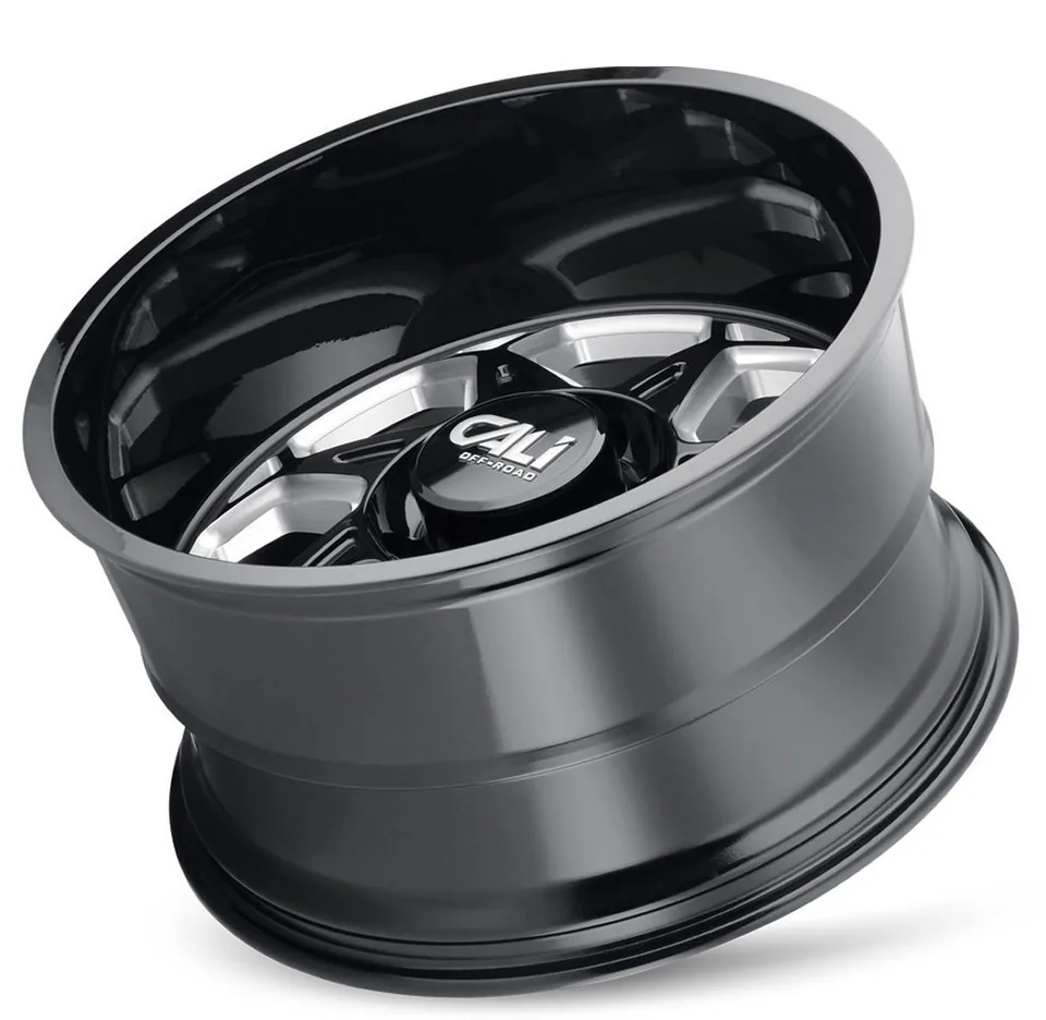 Cali Off-Road Sevenfold 9111BM Gloss Black w/ Milled Spokes 3 of 3