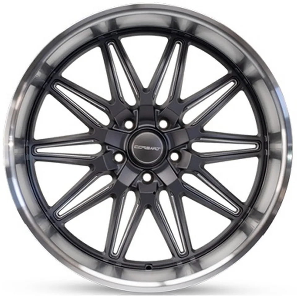 Corsart Alcatraz R508 Matte Gunmetal Milled Diamond Cut Lip 2 of 2