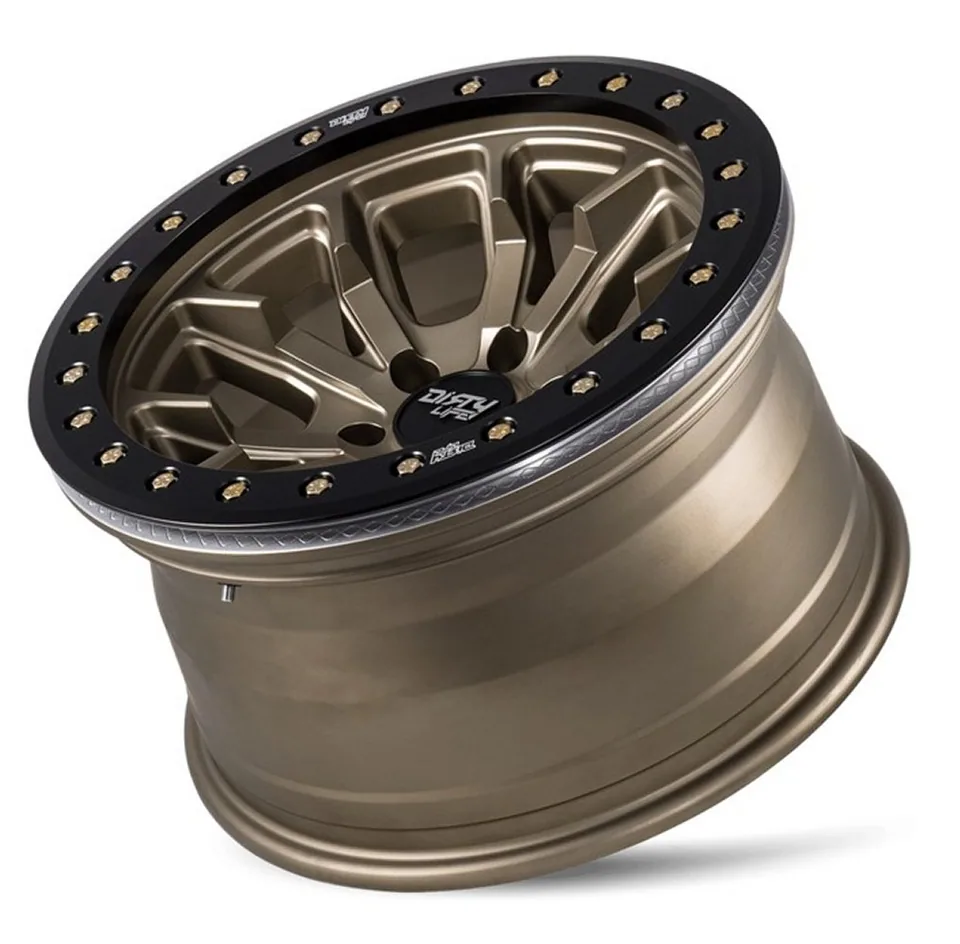 Dirty Life 9303 DT-1 Satin Gold w/ Simulated Beadlock Black Ring 5 of 6