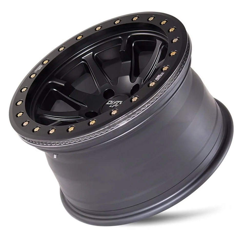 Dirty Life 9304 DT-2 Matte Black w/ Simulated Beadlock Black Ring 3 of 3