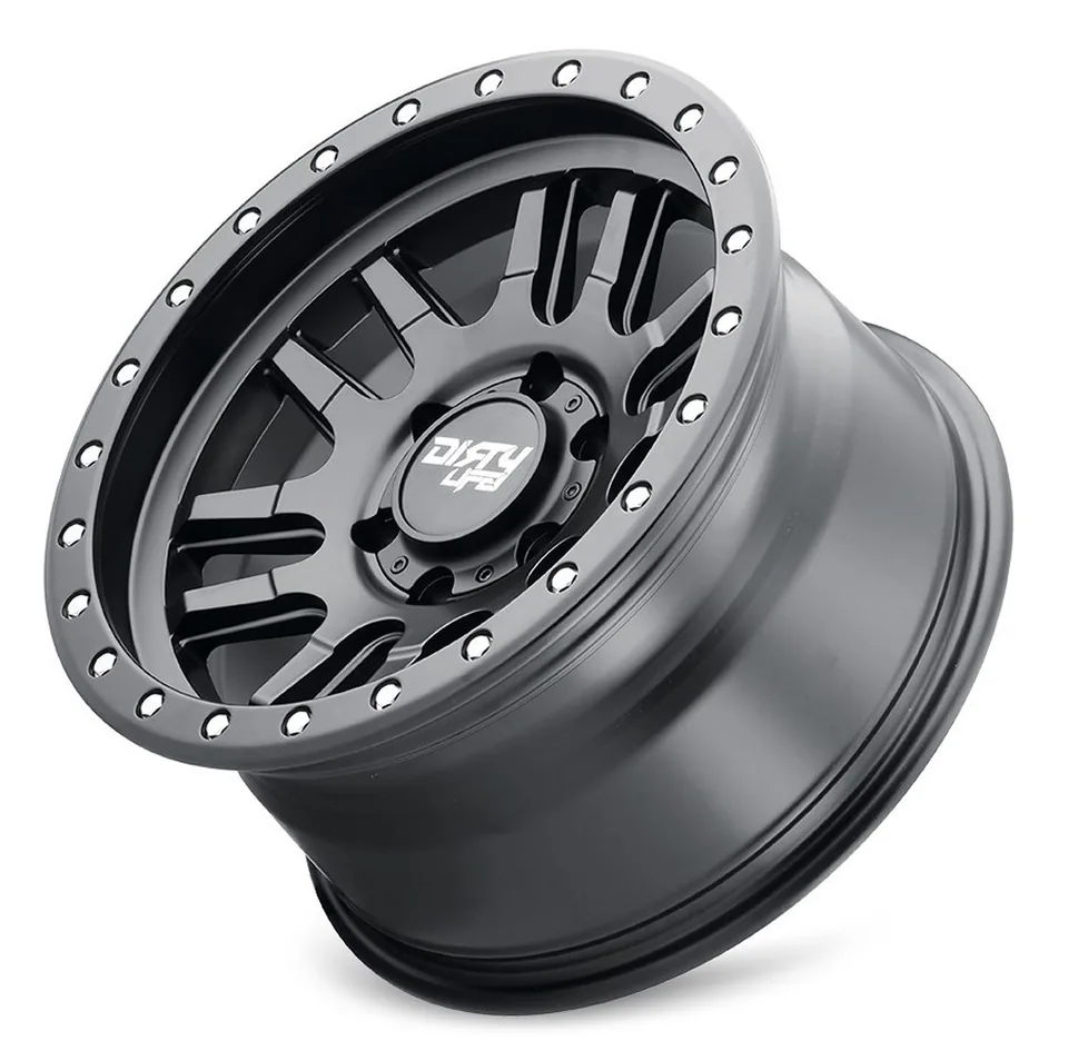 Dirty Life 9309 Canyon Pro Matte Black w/ Simulated Beadlock Black Ring 2 of 2