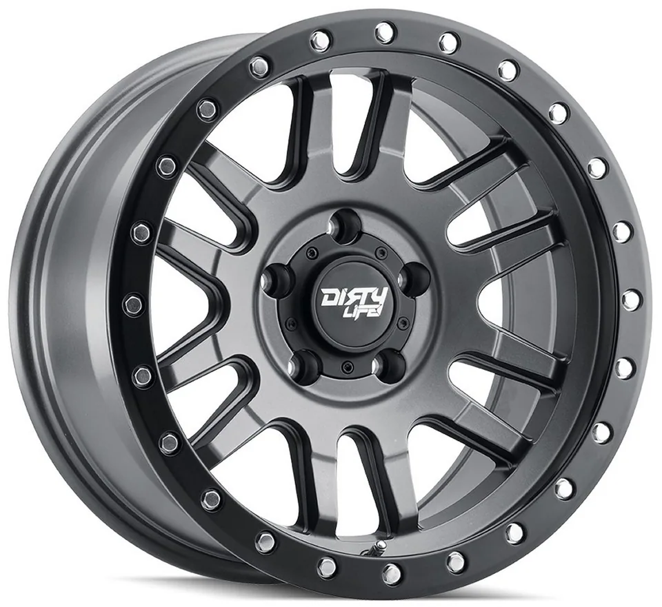 Dirty Life 9309 Canyon Pro Satin Graphite w/ Simulated Beadlock Black Ring 2 of 2
