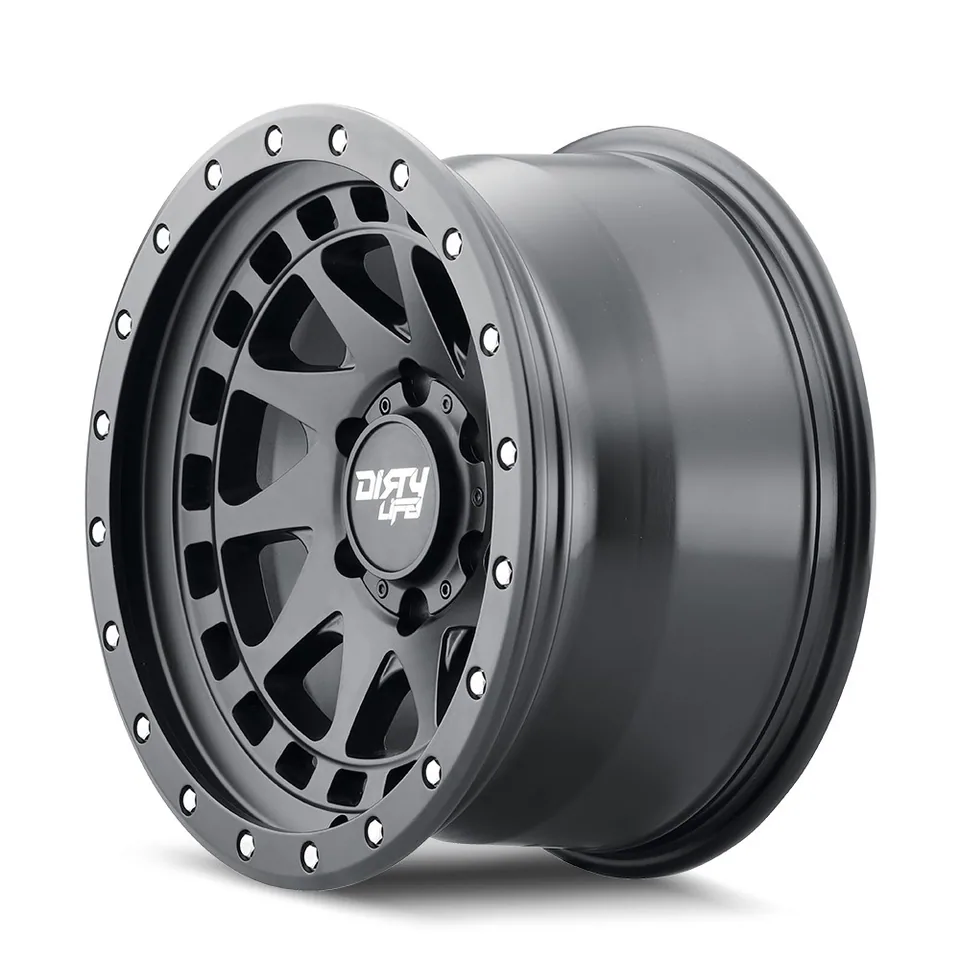 Dirty Life 9311 Enigma Pro Matte Black w/ Simulated Beadlock Black Ring 2 of 2