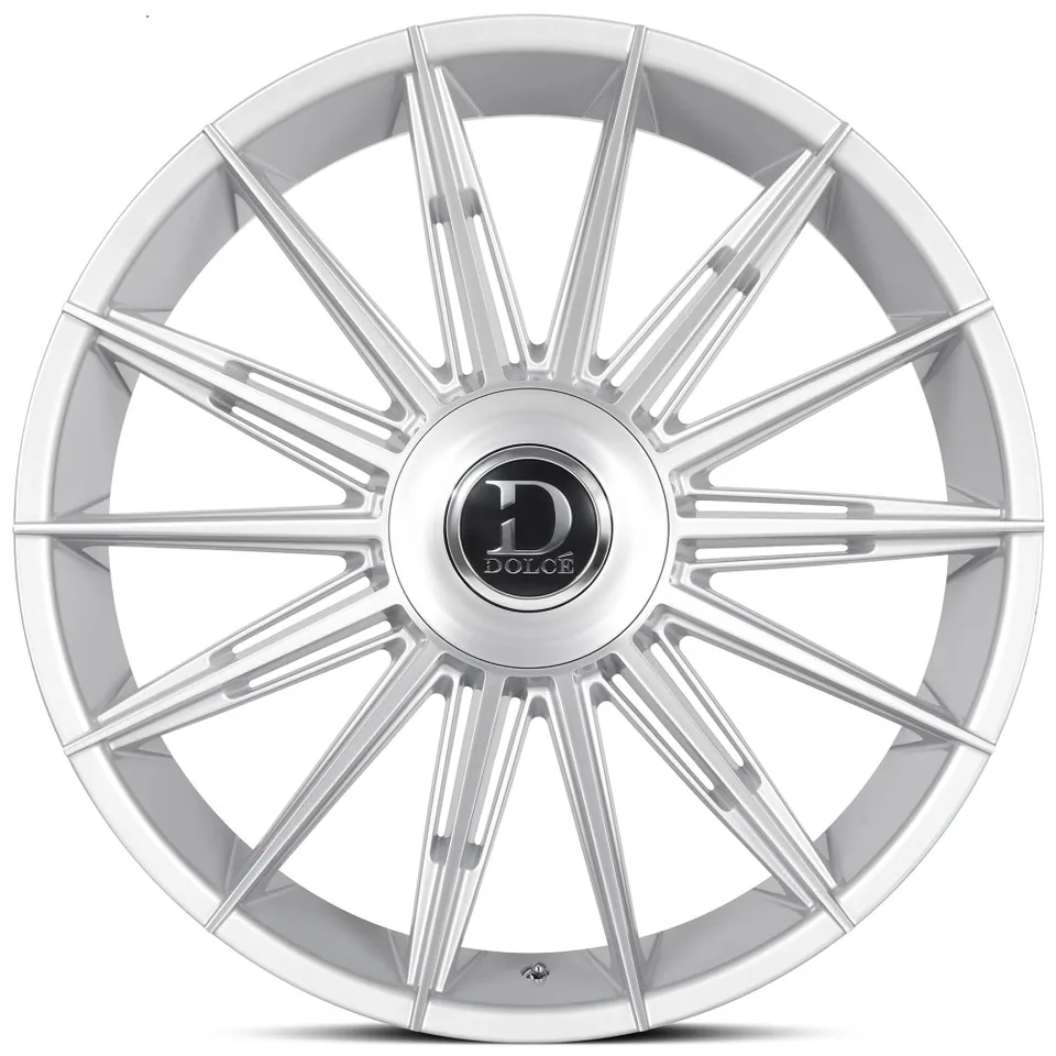 Dolce Luxury Mirelli Gloss Silver Brushed 5x112 | 2 of 3
