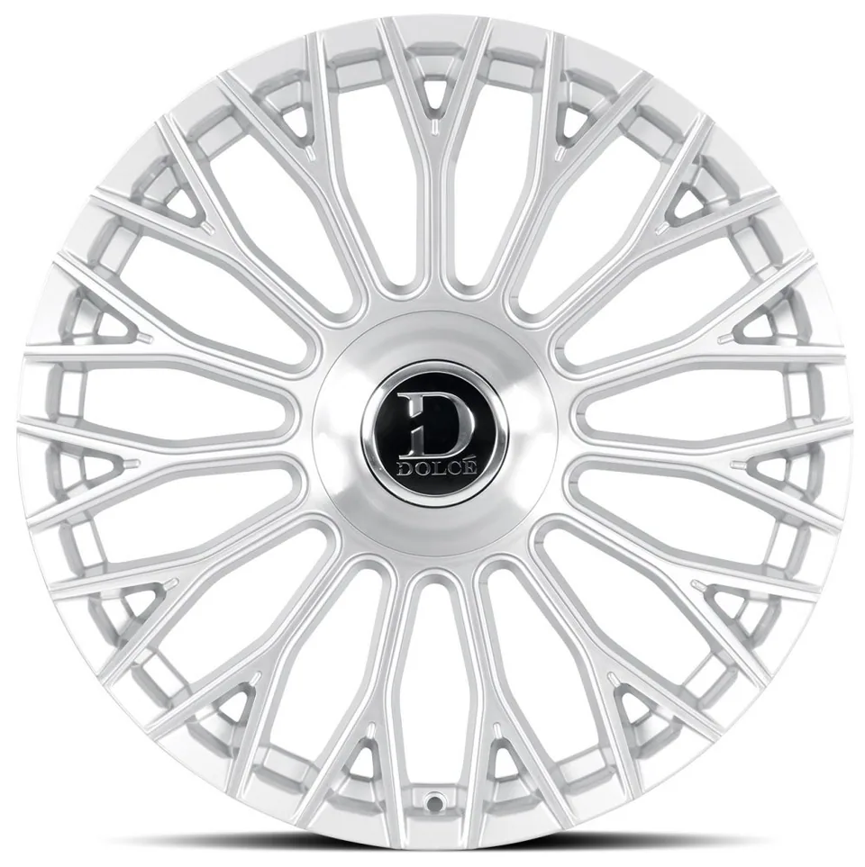 Dolce Luxury Roma Gloss Silver Brushed 6x135 2 of 3
