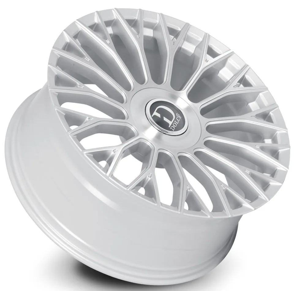 Dolce Luxury Roma Gloss Silver Brushed 6x135 3 of 3