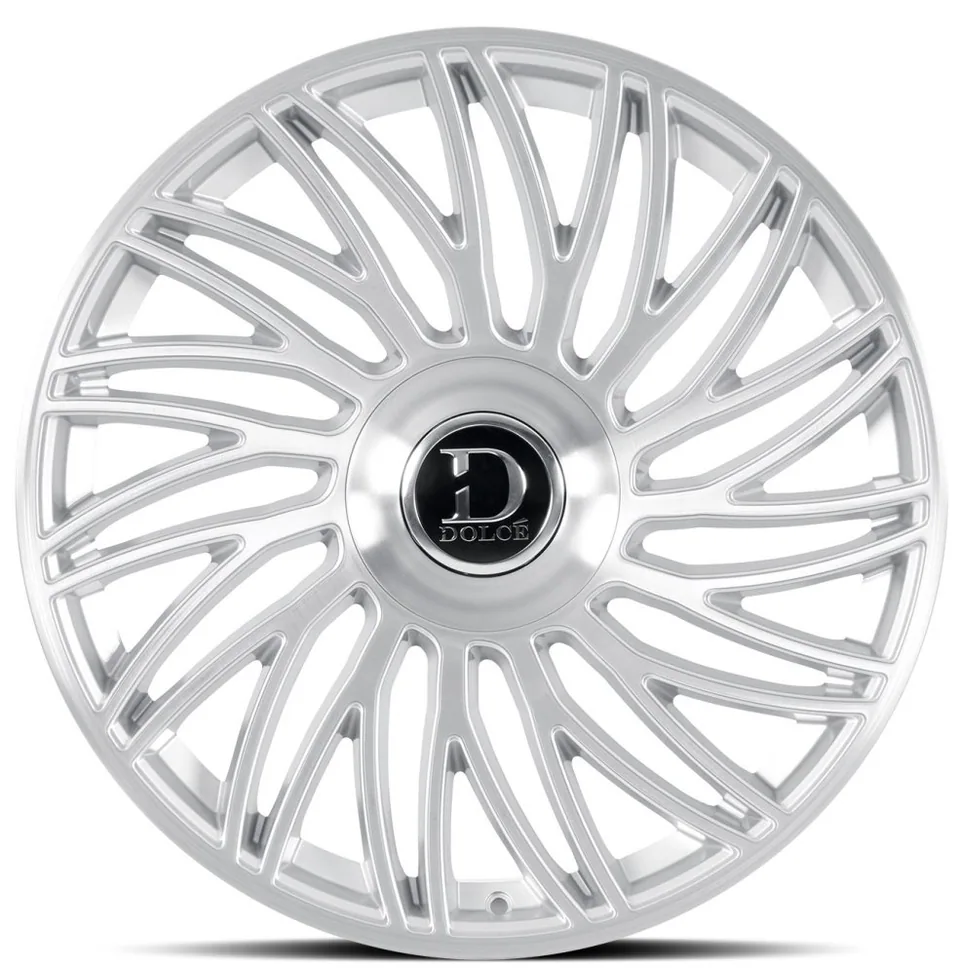 Dolce Luxury Sesto Gloss Silver Brushed 6x135 2 of 3