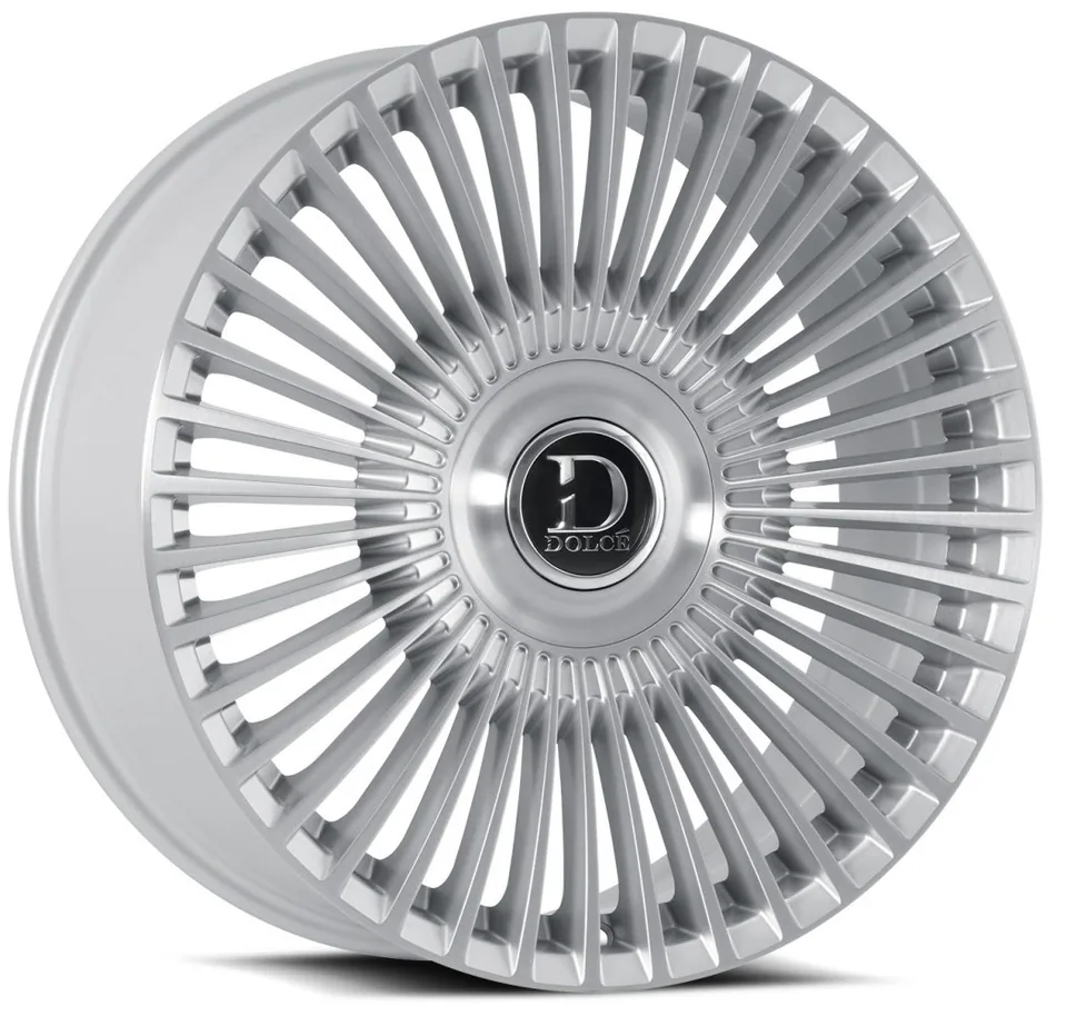 Dolce Luxury Trento Gloss Silver Brushed 1 of 3