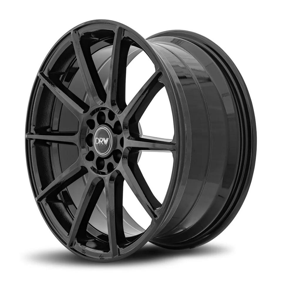 DRW D10 Gloss Black 4x100 2 of 3