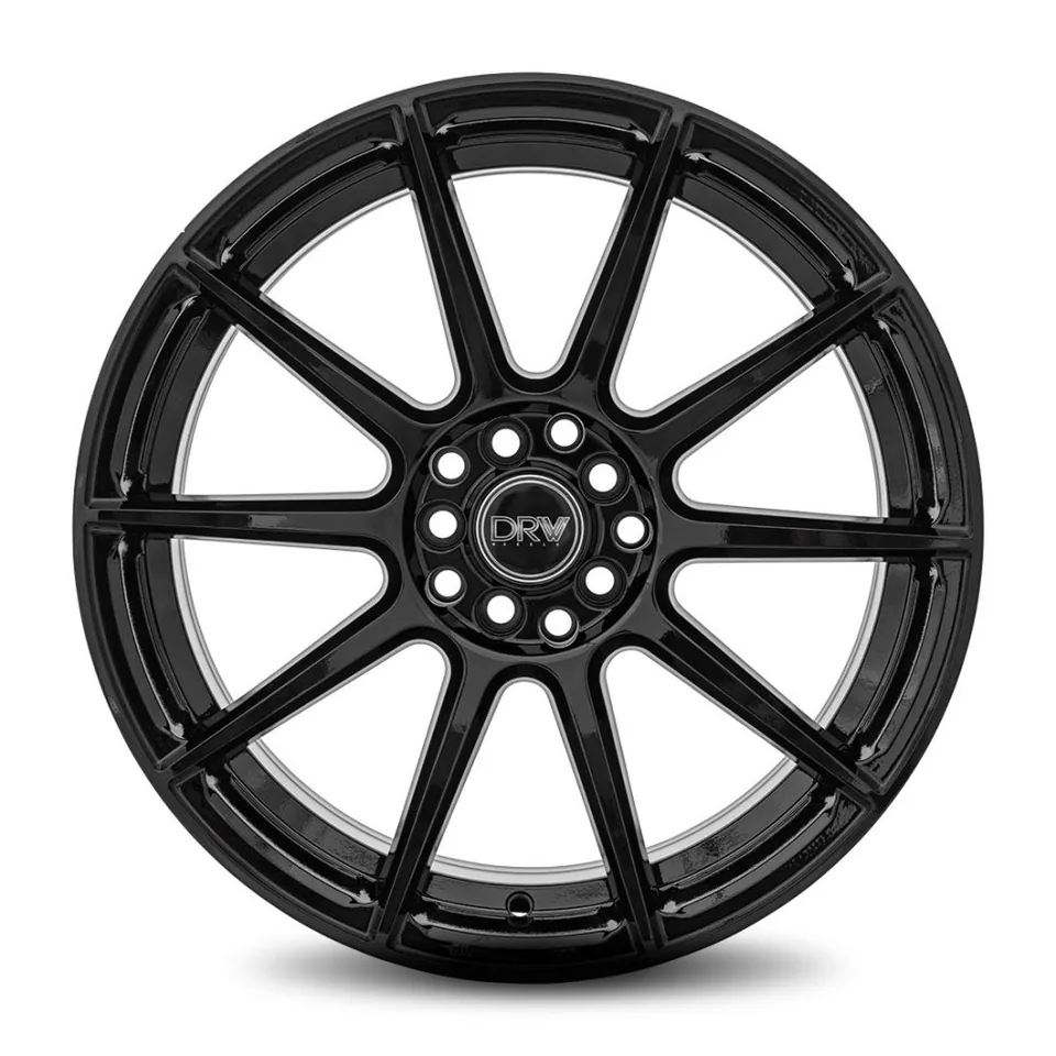 DRW D10 Gloss Black 4x100 3 of 3