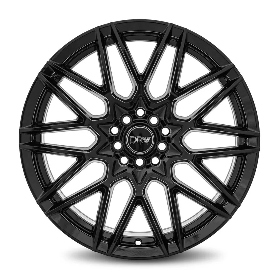 DRW D17 Gloss Black 4x4.25/108 2 of 3