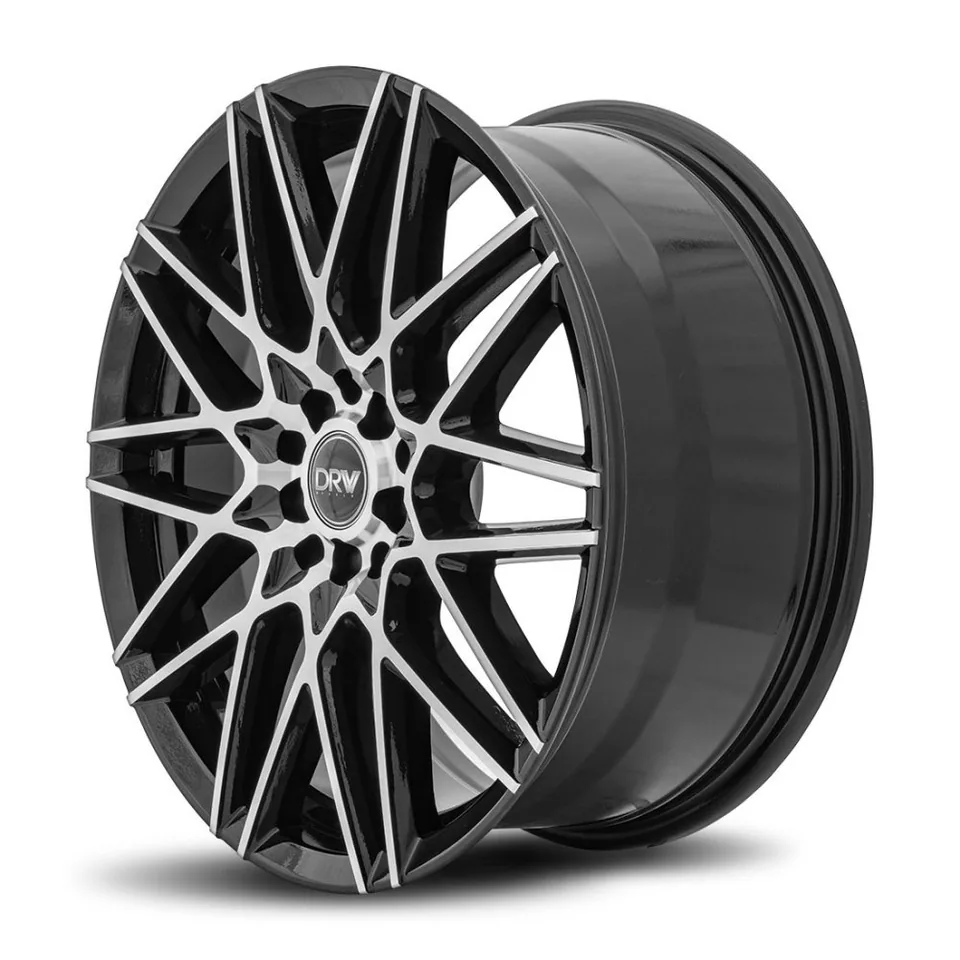 DRW D17 Gloss Black Machined Face 4x4.25/108 3 of 3