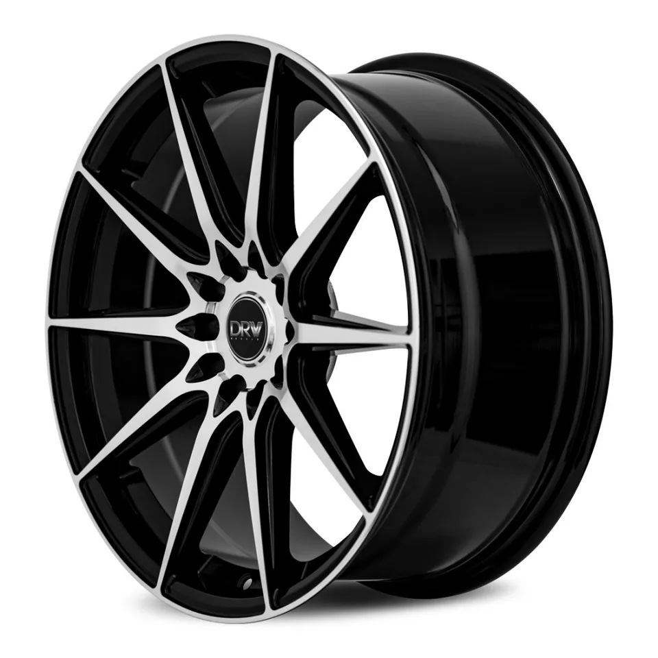DRW D19 Gloss Black Machined Face 5x4.25/108 3 of 3