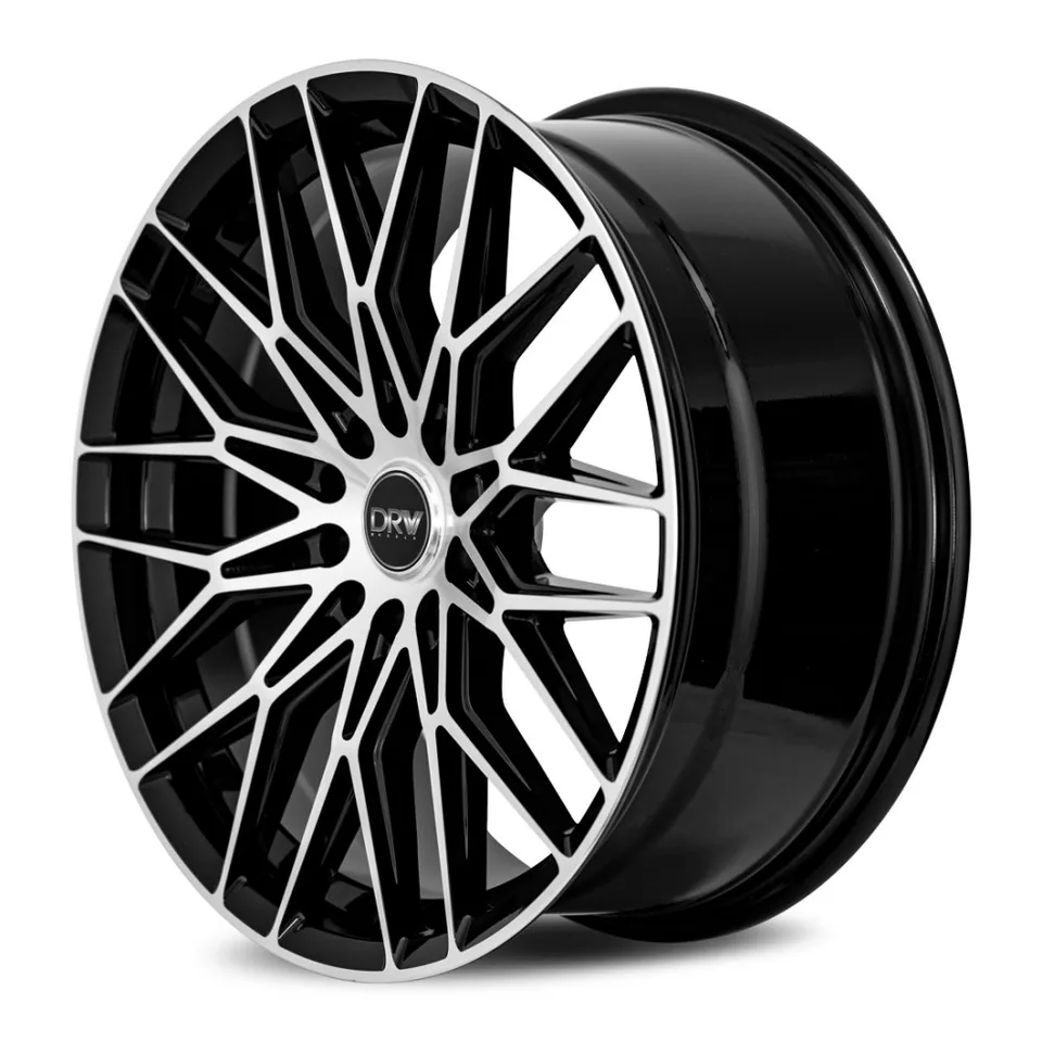 DRW D21 Gloss Black Machined Face 5x105 2 of 3