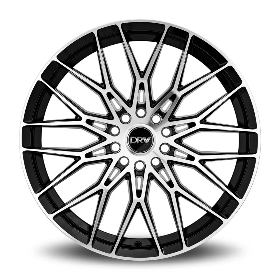DRW D21 Gloss Black Machined Face 5x105 3 of 3