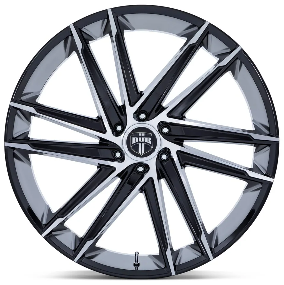 Dub DC275 Blaze Gloss Black Machined 2 of 3