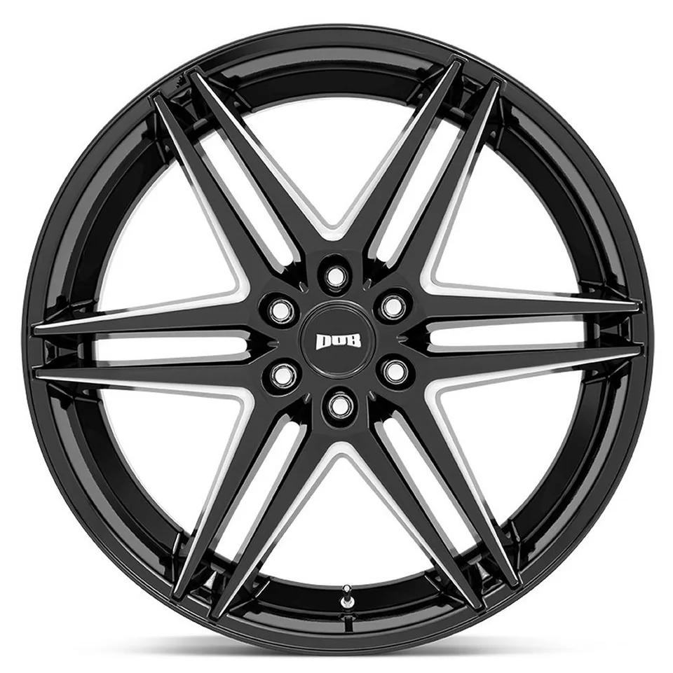 Dub Dirty Dog Gloss Black Milled S267 2 of 3