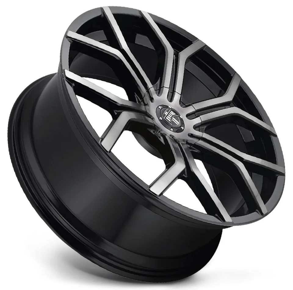 Dub Royalty Gloss Black Machined w/ DDT S209 6x135 2 of 2