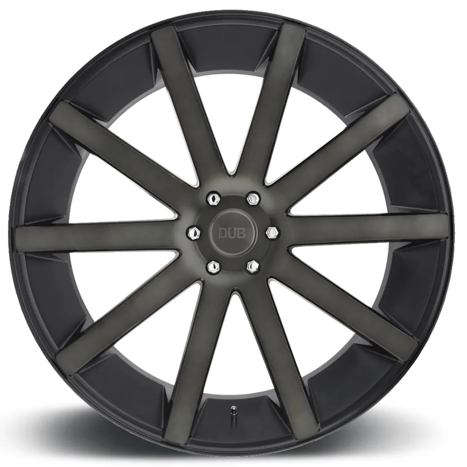 Dub Shot Calla Matte Black Machined w/ Tint S121 3 of 3